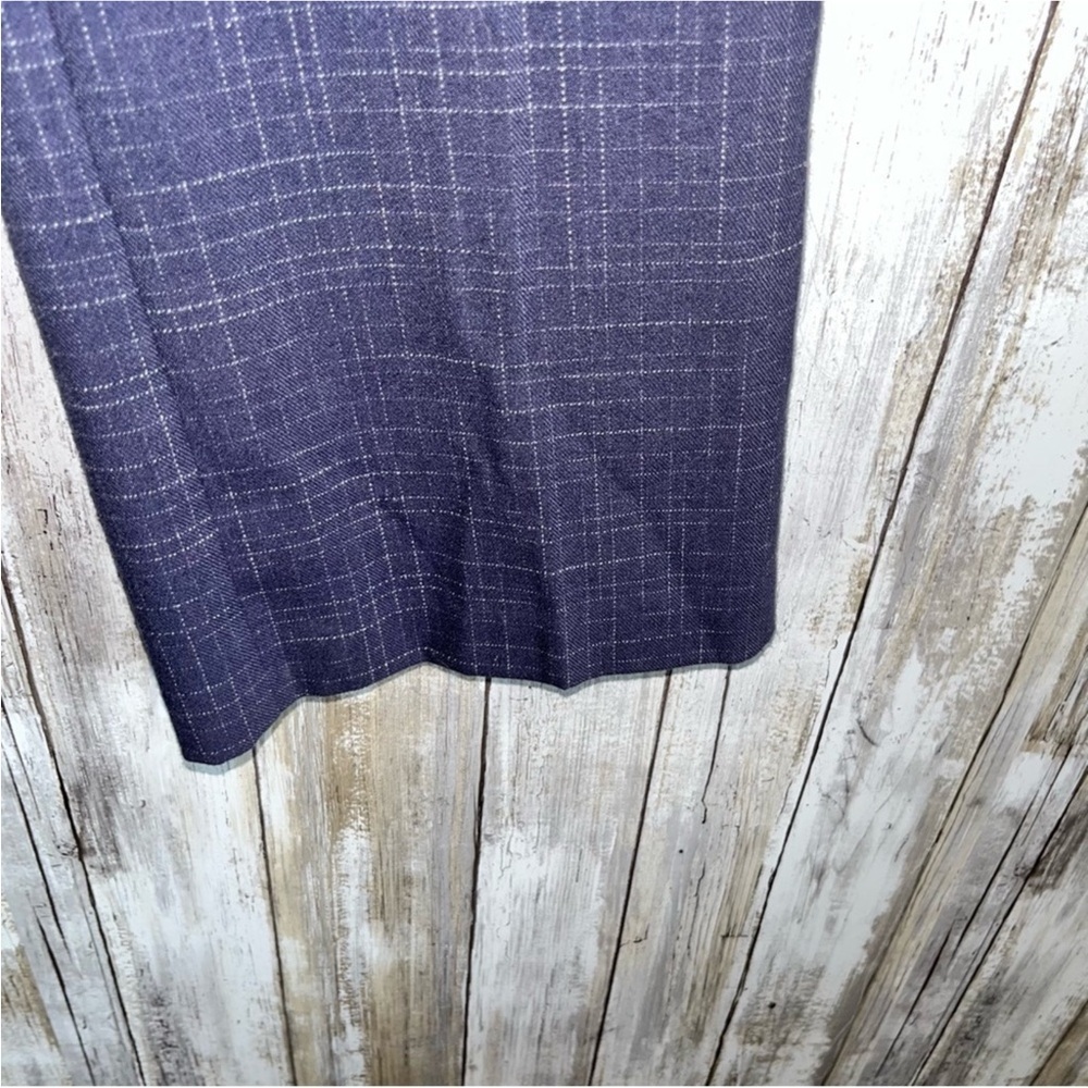 Ann Taylor Navy Pinstripe Straight Leg Pants - Picture 2 of 6